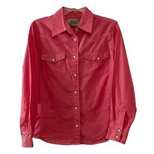 C. E. Schmidt Workwear pearl snap button down western shirt